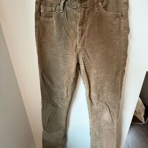 AG Adriano Goldschmied Tan Corduroy Pants